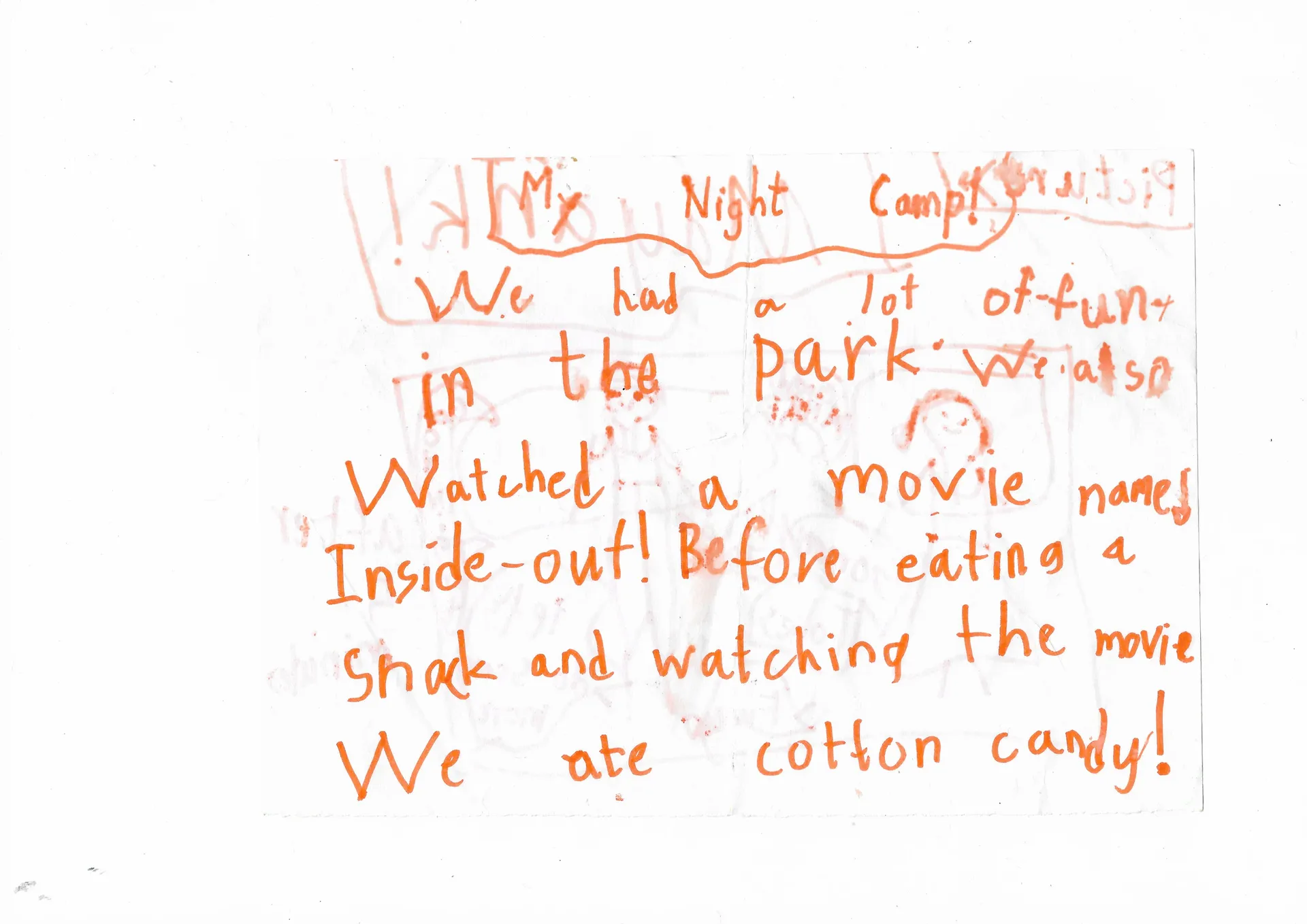 A scanned artwork by Mayank.