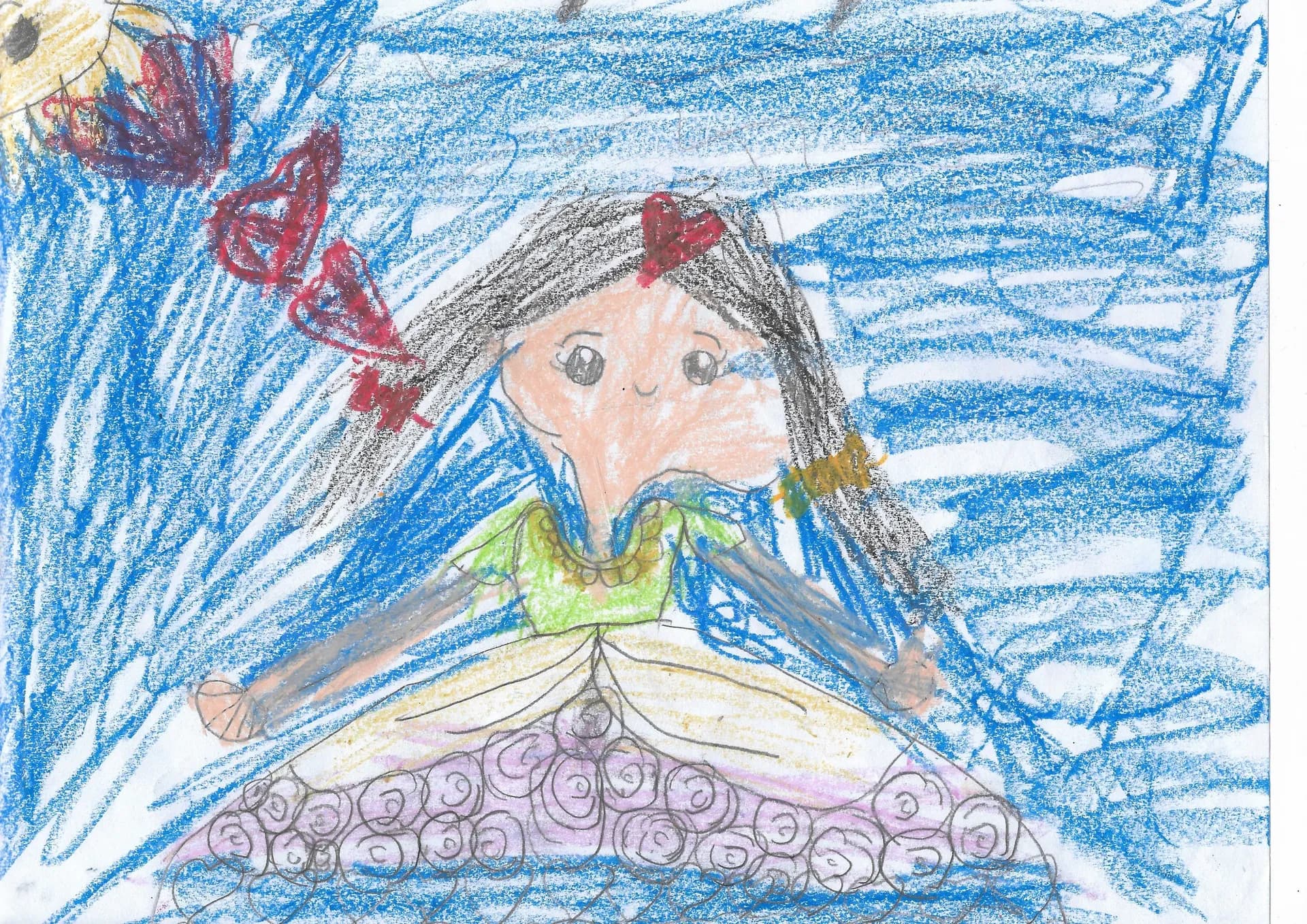 A scanned artwork by Mayukha.