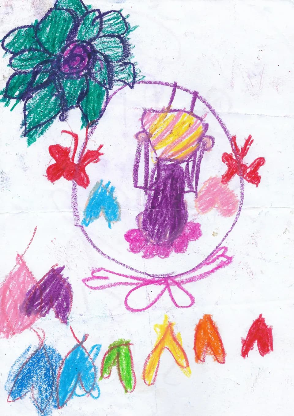 A scanned artwork by Mayukha.