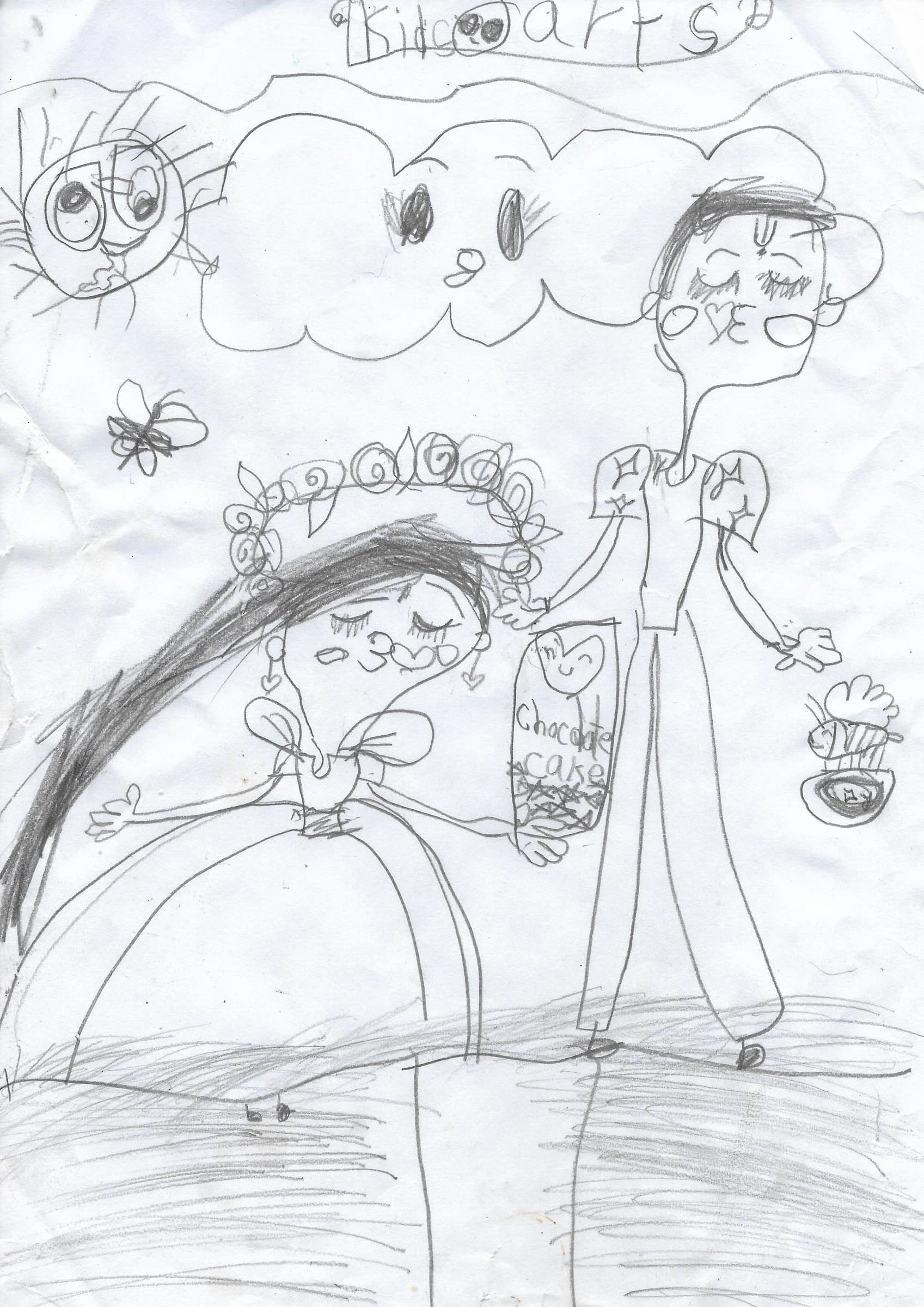 A scanned artwork by Mayukha.