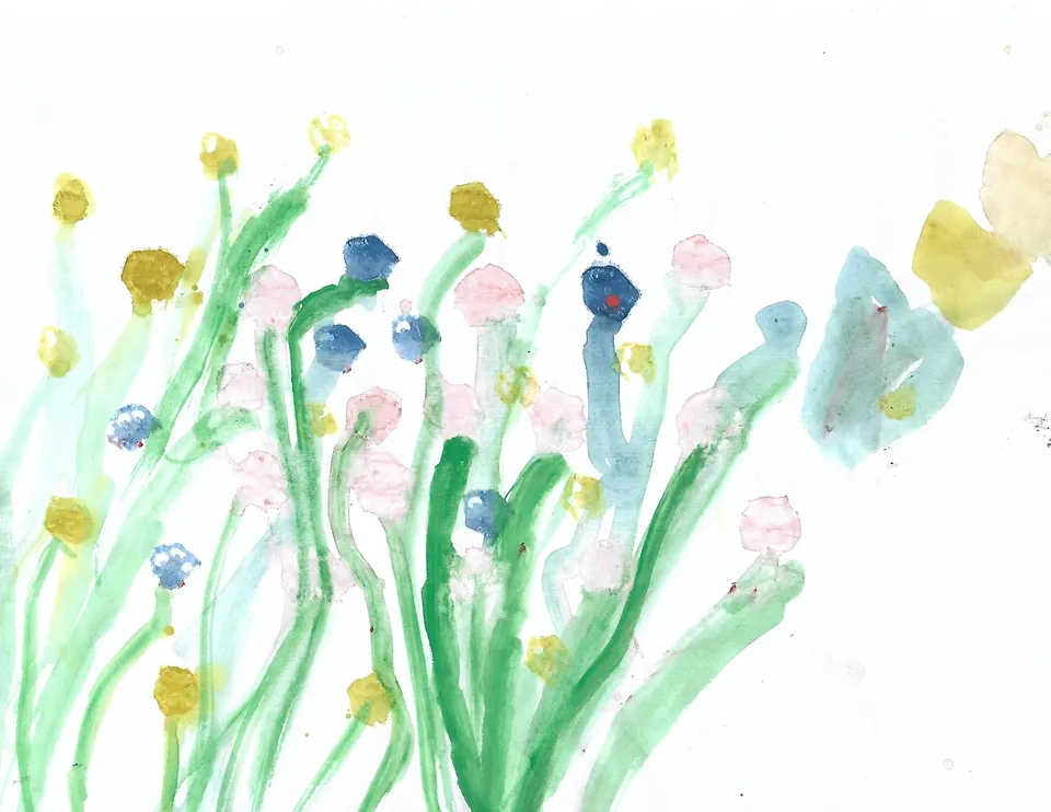 A scanned artwork by Mayukha.