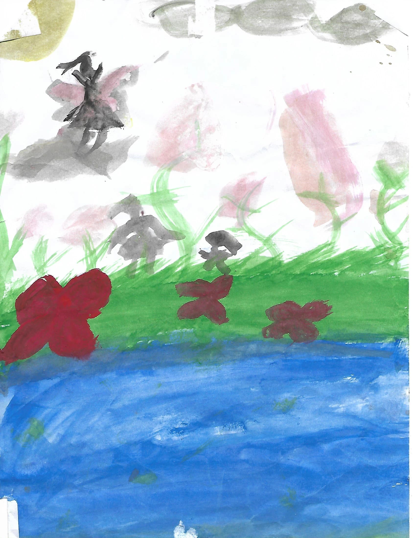 A scanned artwork by Mayukha.
