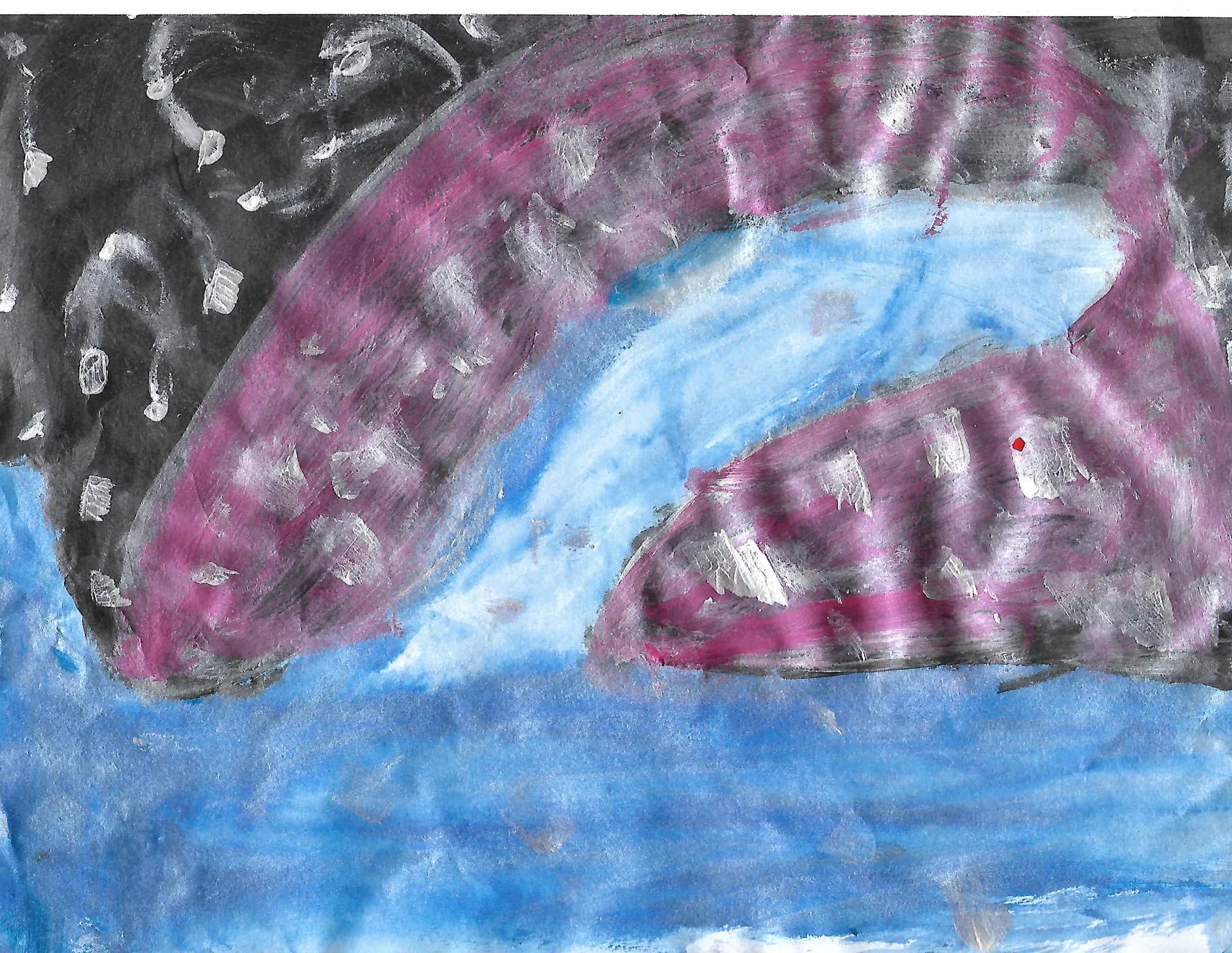 A scanned artwork by Mayukha.