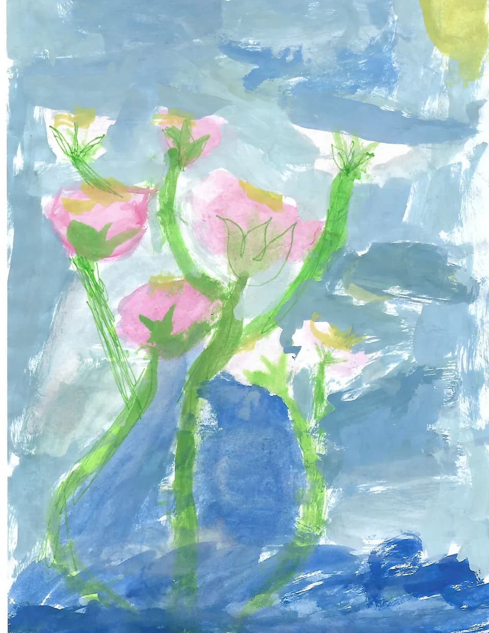 A scanned artwork by Mayukha.