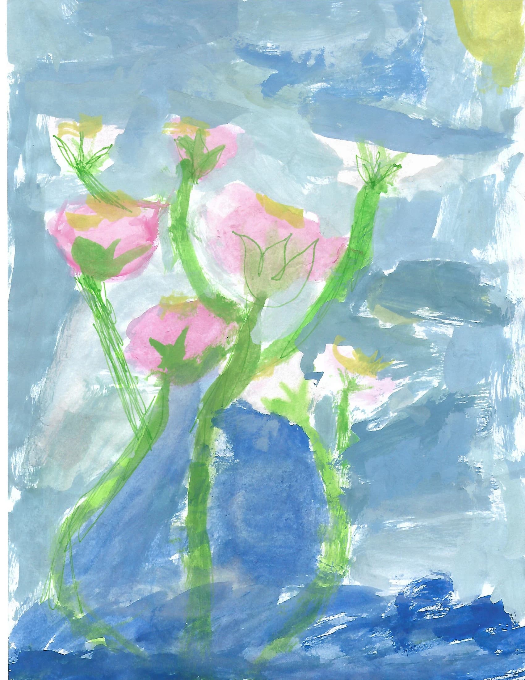 A scanned artwork by Mayukha.