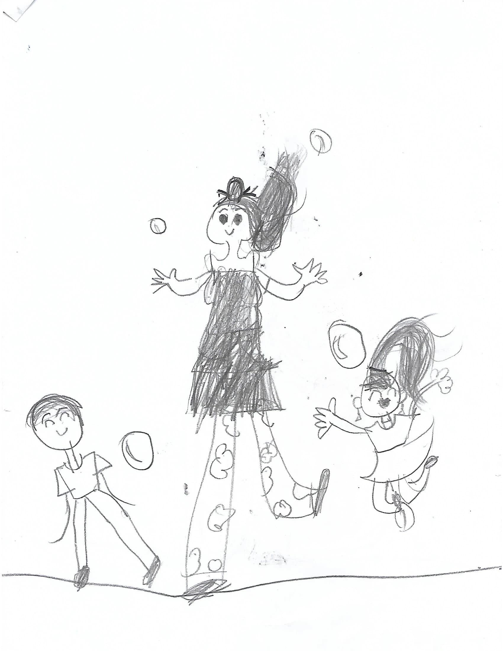 A scanned artwork by Mayukha.