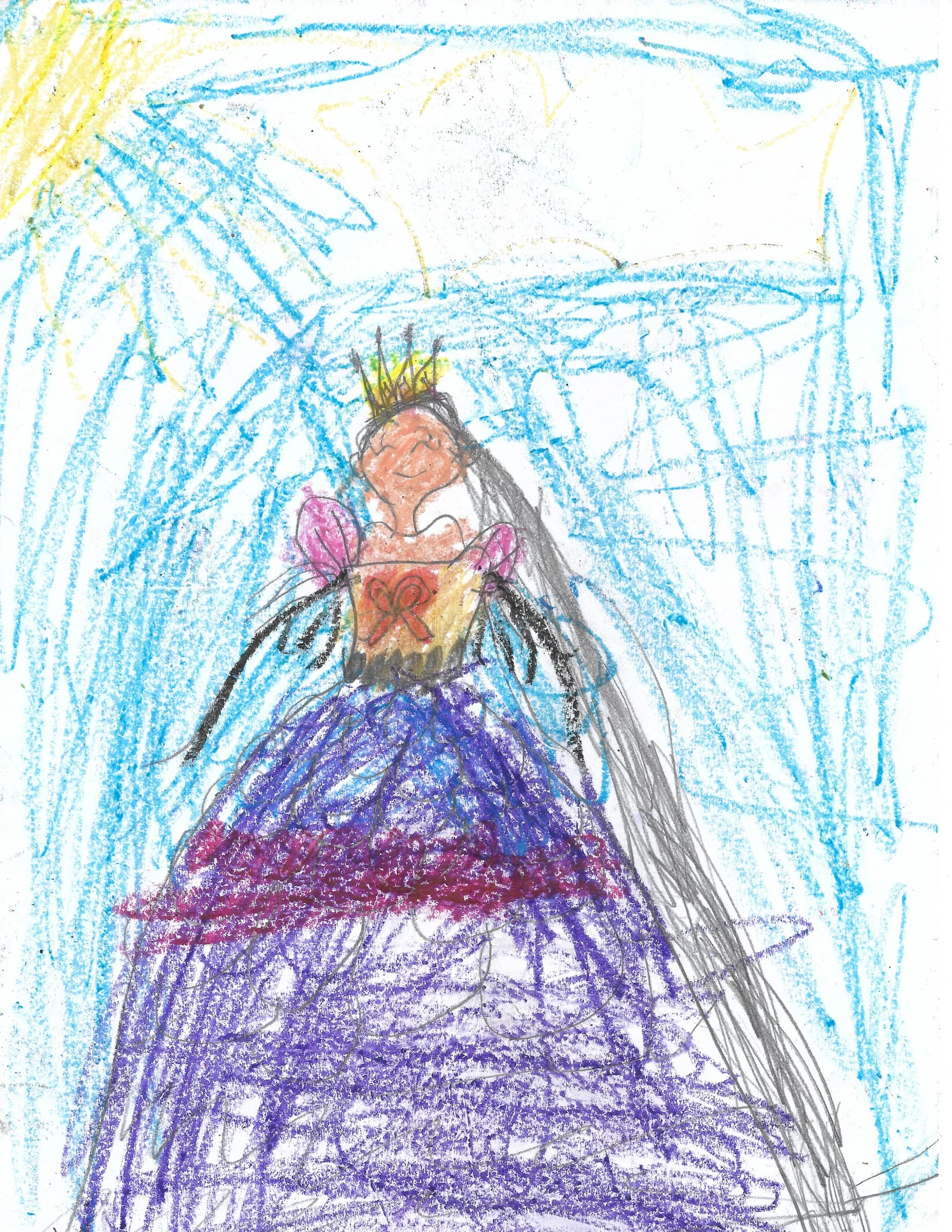 A scanned artwork by Mayukha.