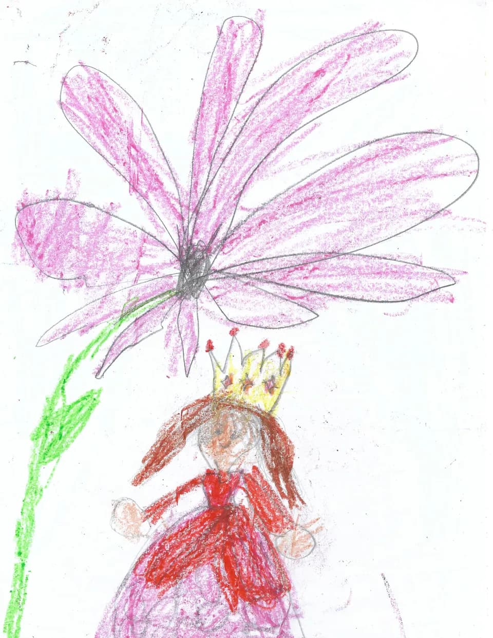 A scanned artwork by Mayukha.