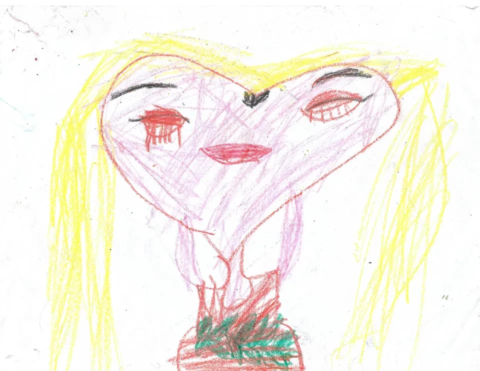 A scanned artwork by Mayukha.