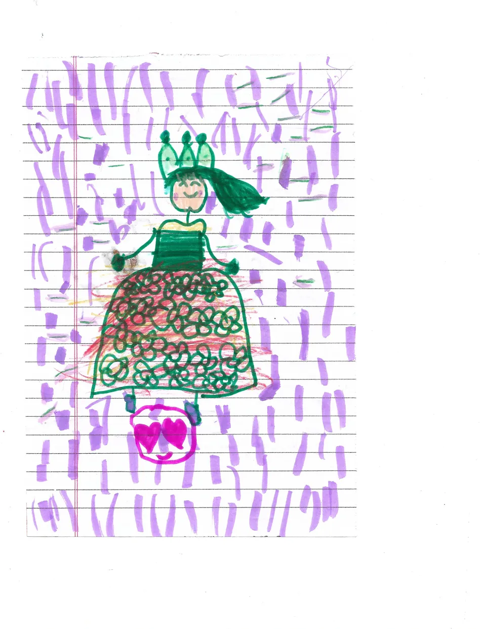 A scanned artwork by Mayukha.