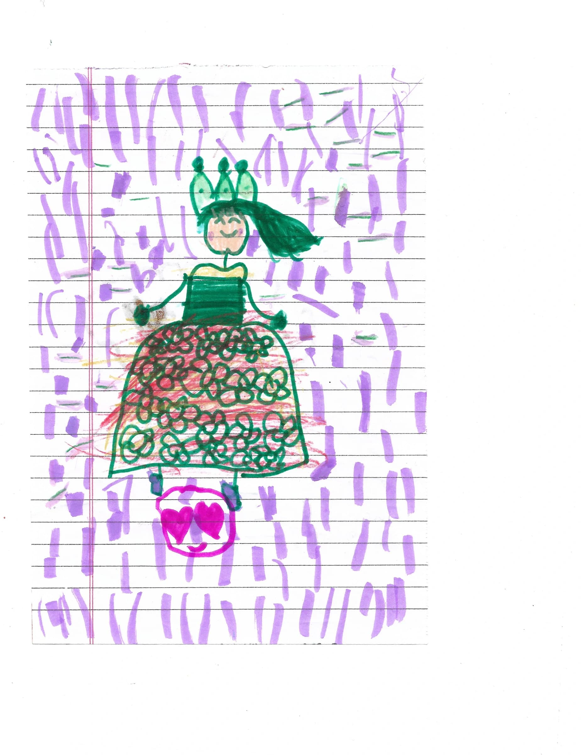 A scanned artwork by Mayukha.